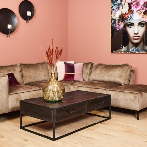 Salontafel Denver Black Mangohout