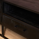 Tv meubel Denver Black 240 cm Mangohout