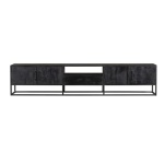 Tv meubel Denver Black 240 cm Mangohout