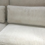 Hoekbank Roberto Ribstof Beige
