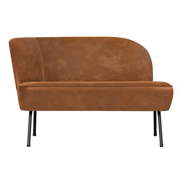 Vogue Lounge Fauteuil Links Leer Cognac