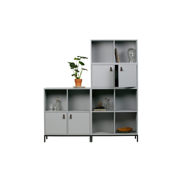 Vt Lower Case Two Doors Grenen Betongrijs [fsc]