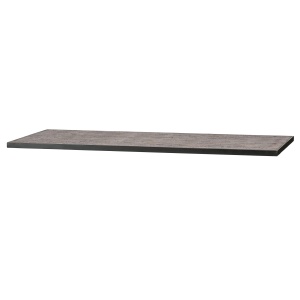 Tablo Tafelblad Teak/metaal 220x90