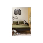 Moza Hanglamp Bamboe Zwart 70x70cm