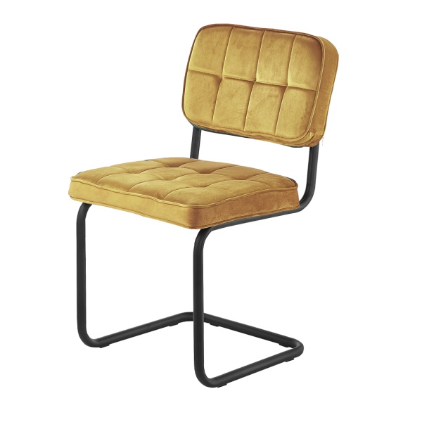 Eetkamerstoel Kyle Velvet Gold