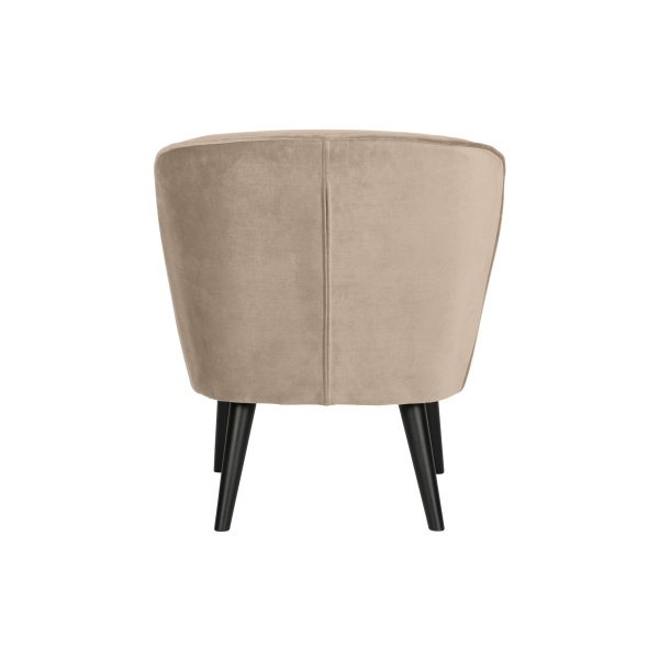 Sara Fauteuil Fluweel Khaki