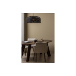 Roundly Eettafel/bureau Mangohout Walnoot 160x110
