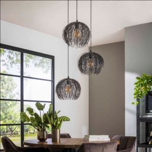 Hanglamp 3L Beach Getrapt