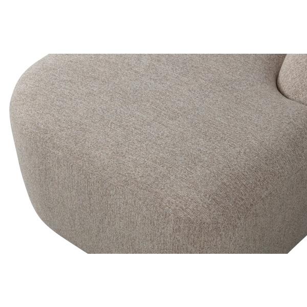 Sloping Hoekbank Rechts Naturel Melange