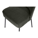 Vogue Eetkamerstoel Fluweel Dark Green