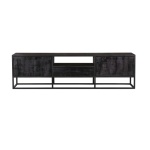 Tv meubel Denver Black 180 cm Mangohout
