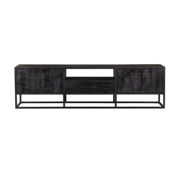 Tv meubel Denver Black 180 cm Mangohout