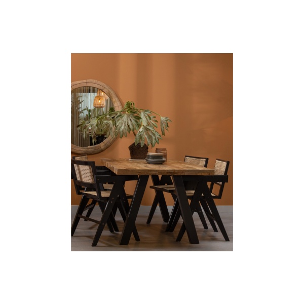Combi-tablo: Mango Naturel Melange 180x90 & Utrecht Poot