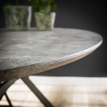 Eetkamertafel ovaal 240 / 3D betonlook grijs