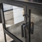 Dressoir Ruff metal open vak / Gun metal