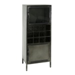 Wijnkast Ruff metal / Gun metal