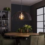 Hanglamp 1L capitol 70 / Zwart bruin
