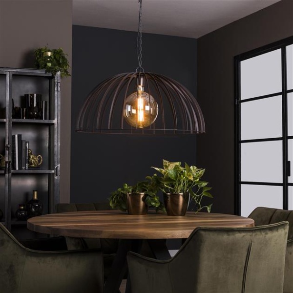 Hanglamp 1L capitol 70 / Zwart bruin