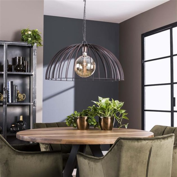 Hanglamp 1L capitol 70 / Zwart bruin
