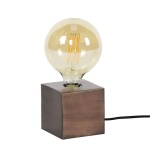 Tafellamp block/Antiek koper finish
