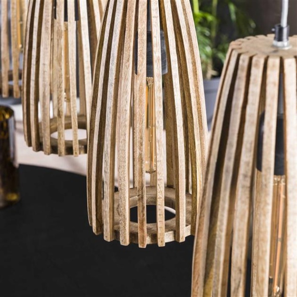 Hanglamp 4L launch / Massief mango naturel