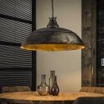 Hanglamp 80 industry / Oud zilver