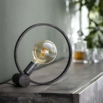 Tafellamp 30 circular / Oud zilver