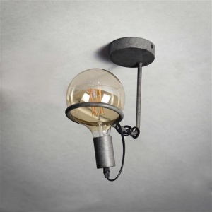 Plafondlamp 1L saturn voor 12,5 lichtbron / Oud zilver