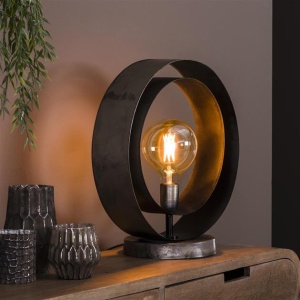 Tafellamp rotar / Oud zilver