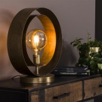 Tafellamp rotar / Oud goud