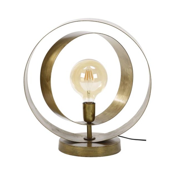 Tafellamp rotar / Oud goud