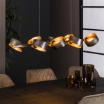Hanglamp 8L rotar / Oud zilver