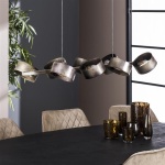 Hanglamp 8L rotar / Oud zilver