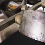 Hanglamp 8L rotar / Oud zilver