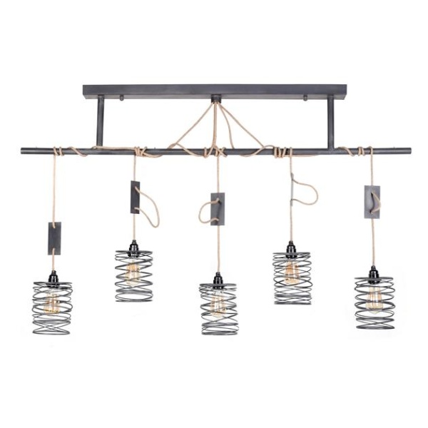 Hanglamp 5L elevate / Grijs