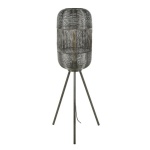 Vloerlamp tripod web / Zwart nikkel