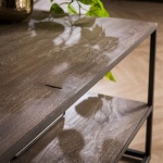 Salontafel Turf / Massief acasia grijs antiek