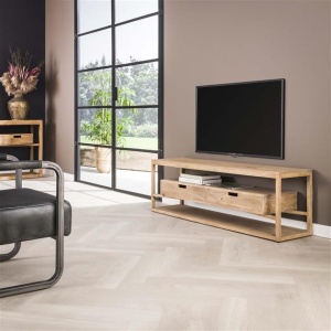 TV-meubel sahara / Massief mango zandkleur