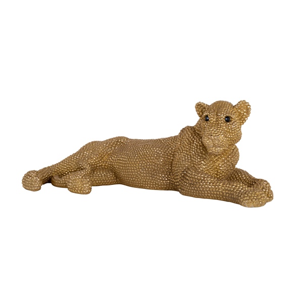 Lion deco object (Gold)