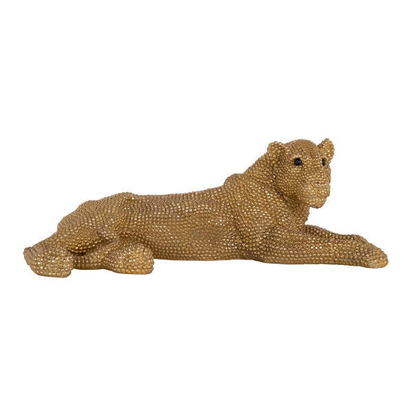 Lion deco object (Gold)