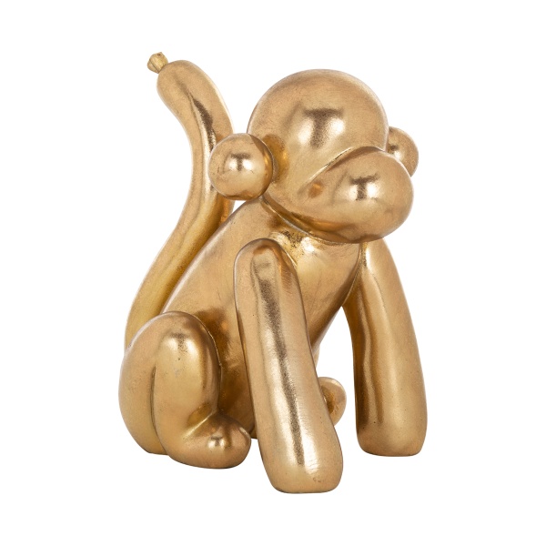 Monkey deco object (Gold)