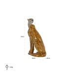 Deco object Cheetah Tahnee (Brown)