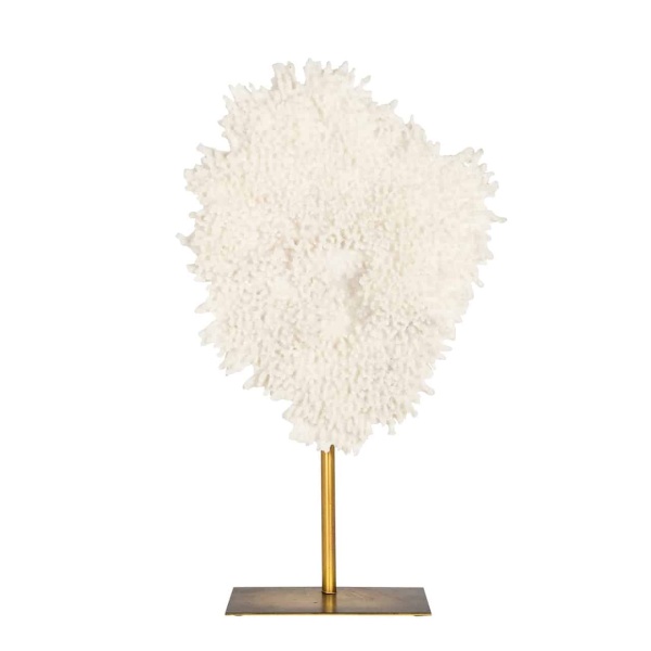 Faux koraal Jesse op standaard klein (White)