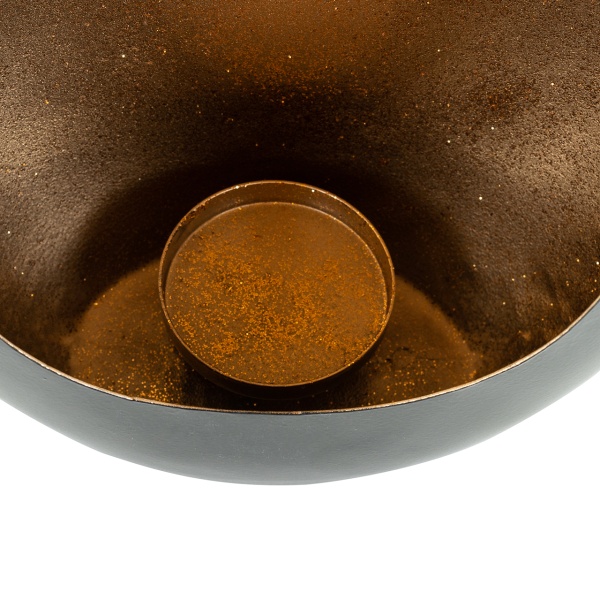 Kandelaar Civan zwart goud glitter klein (Black)