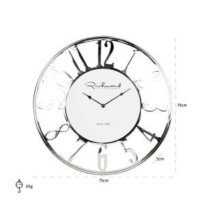 Klok Westin metaal (Silver)