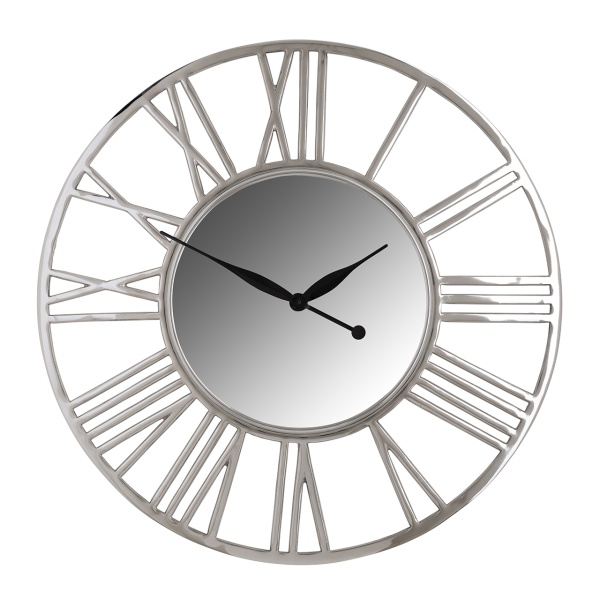 Klok Danell rond zilver (Silver)