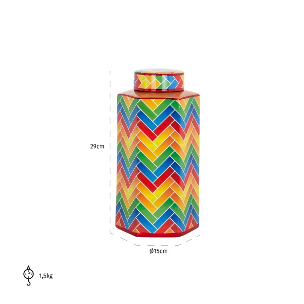 Pot Denvey groot (Multi / mix colors)