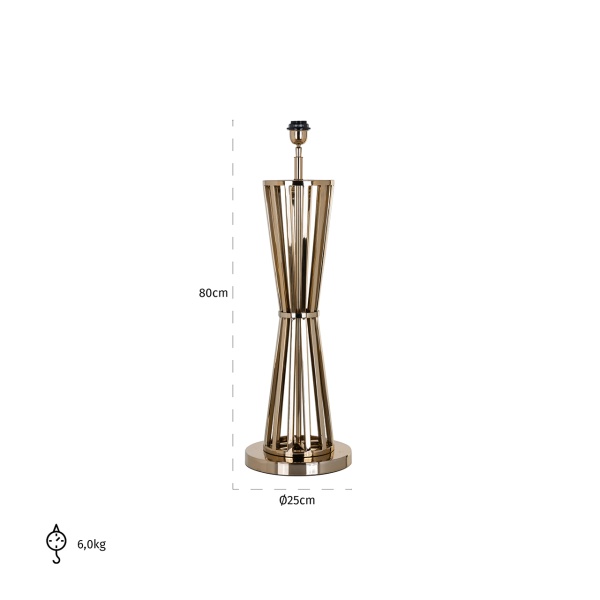 Tafellamp Jaina Goud (Gold)
