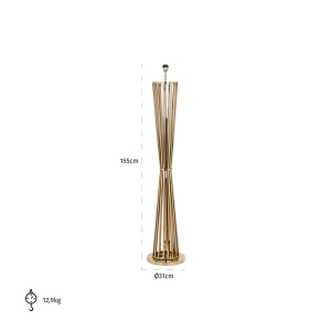 Vloerlamp Jaira (Gold)