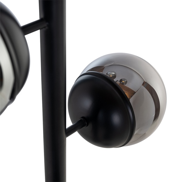 Vloerlamp Zola smoked (Black)